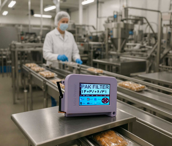 چاپ تاریخ روی بسته بندی مواد غذایی